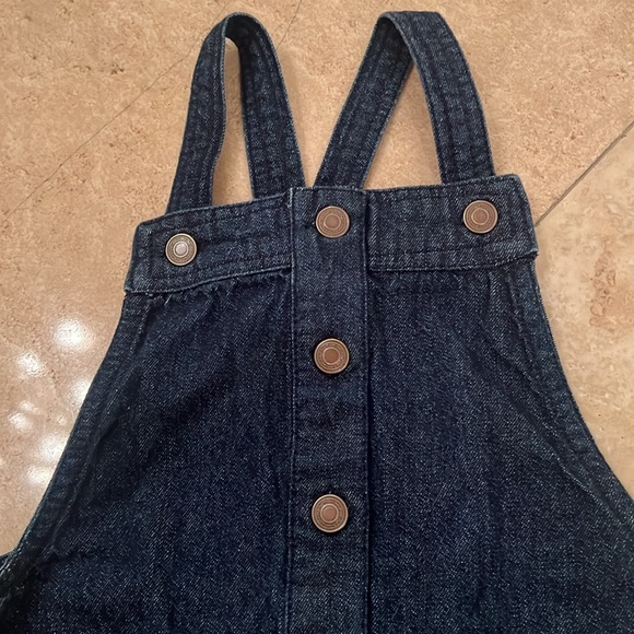 Girl's Max Studio Dark Denim Jumper Size 4T - Picture 2 of 8